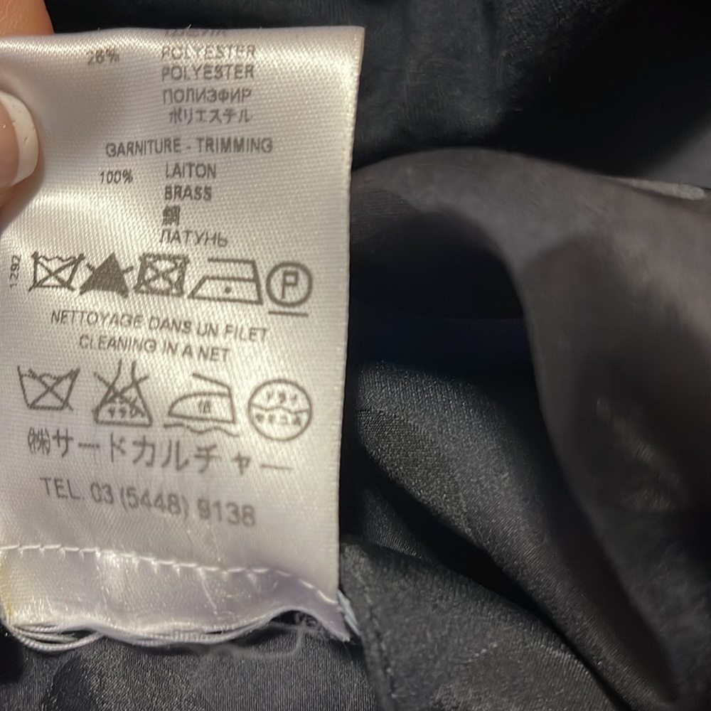 Givenchy Black Draped Jersey Grommet Blouse - Picture 14 of 14